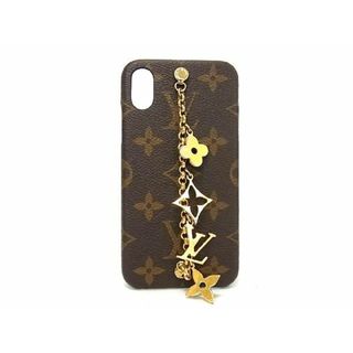 ルイヴィトン(LOUIS VUITTON)の■美品■ LOUIS VUITTON ルイヴィトン M63899 モノグラム iPhoneバンパー Xs X対応 アイフォンケース スマホケース ブラウン系 (その他)