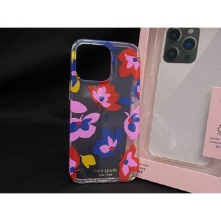 ケイトスペードニューヨーク(kate spade new york)の■新品■未使用■ kate spade ケイトスペード K7944 フラワー iPhone 13PRO 対応 アイフォンケース スマホケース ピンク系 AS0815(その他)