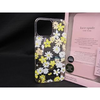 ケイトスペードニューヨーク(kate spade new york)の■新品■未使用■ kate spade ケイトスペード フラワー iPhone 13PROMAX/12PROMAX 対応 アイフォンケース スマホケース ホワイト系 AS0834(その他)