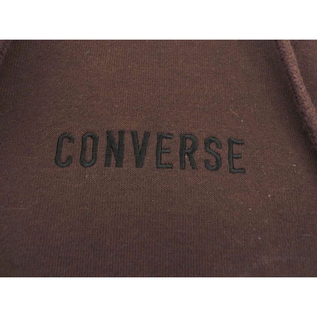 CONVERSE(コンバース)のCONVERSE コンバース ロゴ プルオーバー パーカー sizeM/茶 ◇■ レディース レディースのトップス(パーカー)の商品写真