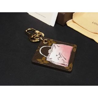 ルイヴィトン(LOUIS VUITTON)の■新品同様■ LOUIS VUITTON ルイヴィトン モノグラム キーホルダー キーリング チャーム ブラウン系×ピンク系 CB0069 (その他)