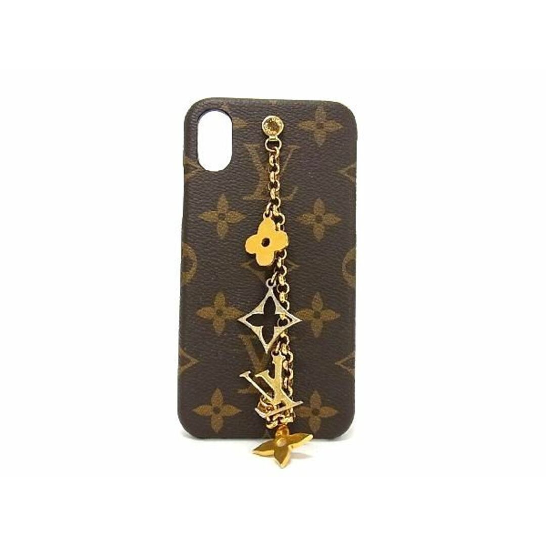 ■美品■ LOUIS VUITTON ルイヴィトン M63899 モノグラム バンパー iPhoneX/XS対応 アイフォンケース スマホケース ブラウン系 BF2248サイズ