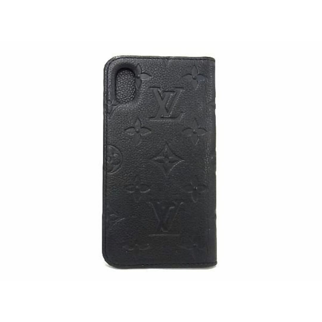 LOUIS VUITTON(ルイヴィトン)の■美品■ LOUIS VUITTON ルイヴィトン M63586 モノグラムアンプラント フォリオ iPhoneX/XS対応 アイフォンケース ノワール  CA9021  メンズのファッション小物(その他)の商品写真