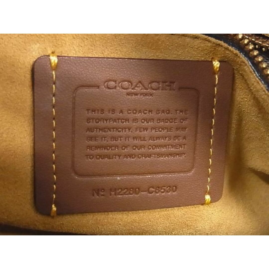 ■新品■未使用■ COACH コーチ C8530 ルビー サッチェル25 レザー 2WAY ハンドバッグ ショルダーバッグ ベージュ系×ブラウン系 AP6304 9