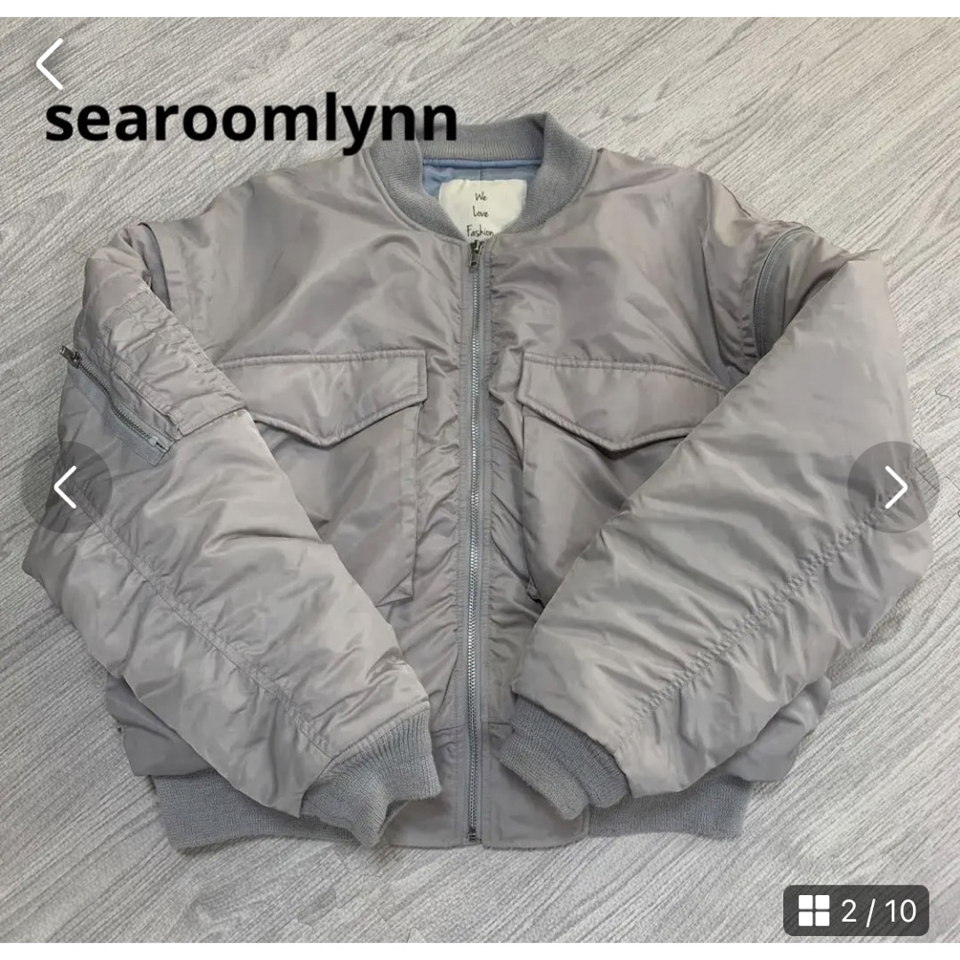 SeaRoomlynn(シールームリン)のsearoomlynn オーバーサイズBICポケットMA-1 レディースのジャケット/アウター(ブルゾン)の商品写真