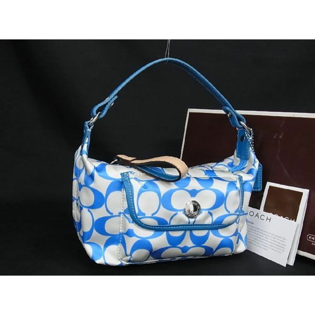 □新品□未使用□ COACH コーチ シグネチャー ナイロン×レザー