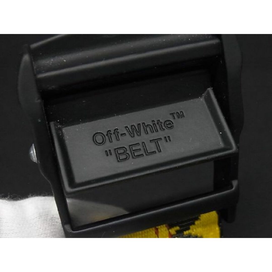 OFF-WHITE(オフホワイト)の■極美品■ Off-White オフホワイト インダストリアル ポリアミド×ポリエステル ベルト メンズ レディース イエロー系 AP6728 メンズのファッション小物(ベルト)の商品写真