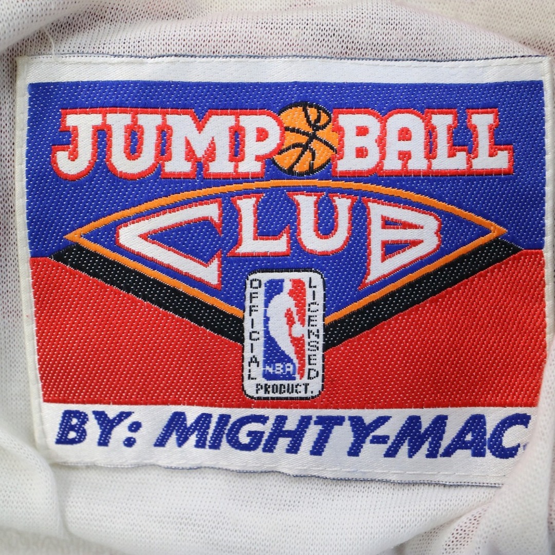 MIGHTY MAC マイティーマック NBA シカゴ・ブルズ ナイロンパーカー バスケットボール プロチーム レッド (メンズ M相当) 中古 古着 O1275 メンズのトップス(パーカー)の商品写真