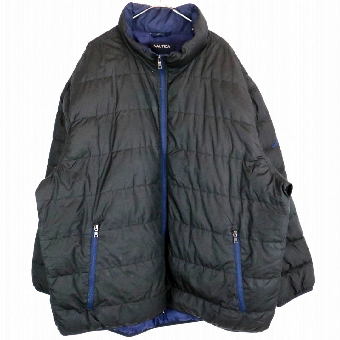 NAUTICA ノーティカ ダウンジャケット アウトドア キャンプ アウター 防寒 登山 ブラック (メンズ 3XL)   O1283