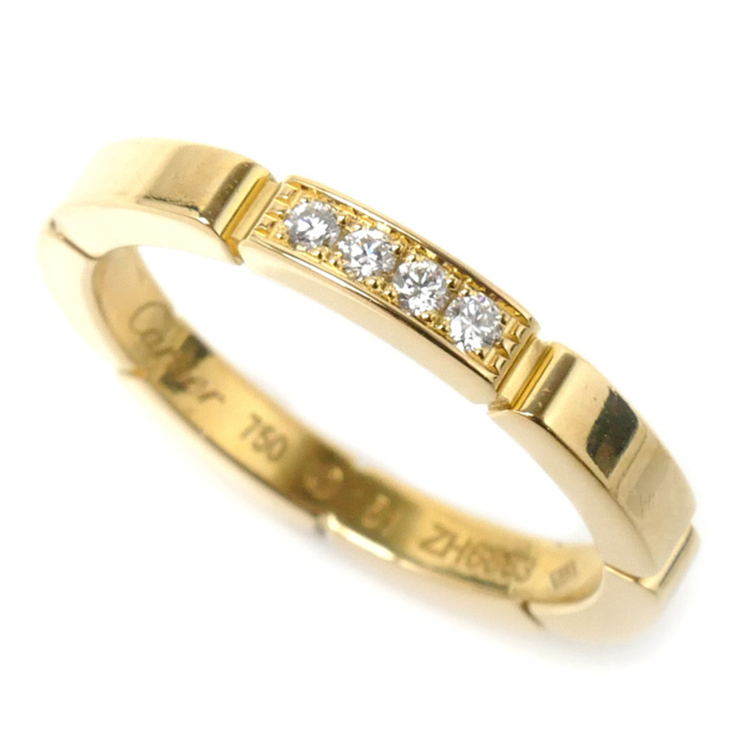 Cartier(カルティエ)のCARTIER カルティエ K18YG イエローゴールド マイヨン パンテール 4Pダイヤ リング・指輪 B4080351 ダイヤモンド 11号 51 3.9g レディース【中古】 レディースのアクセサリー(リング(指輪))の商品写真