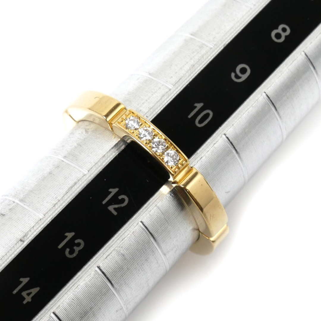 CARTIER カルティエ K18YG イエローゴールド マイヨン パンテール 4Pダイヤ リング・指輪 B4080351 ダイヤモンド 11号 51 3.9g レディース 5