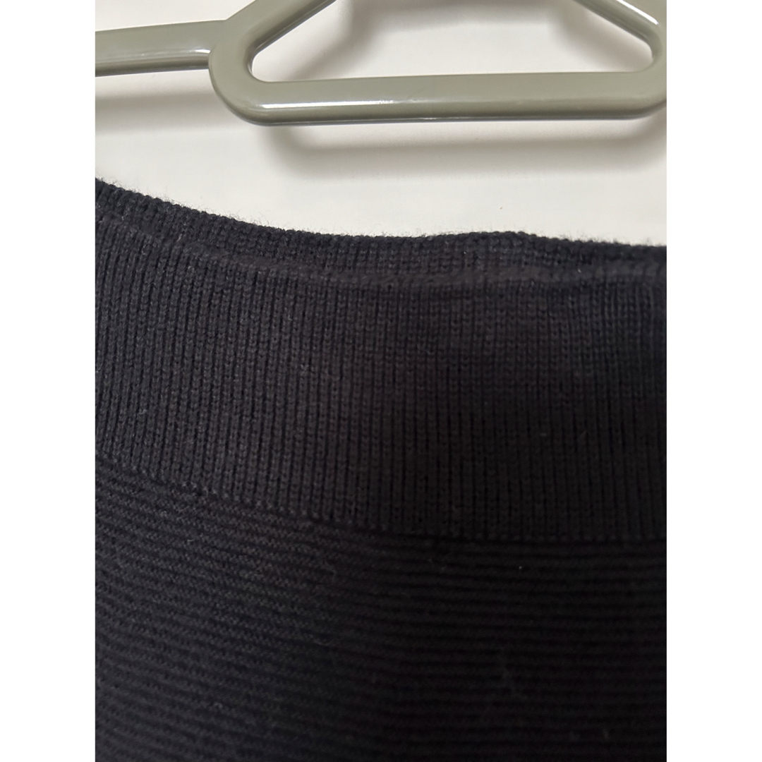 UNIQLO(ユニクロ)のUNIQLO【ユニクロ】　S ニットフレアスカート　黒 レディースのスカート(ロングスカート)の商品写真