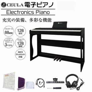 CEULA 電子ピアノ本体 88鍵 Bluetooth 日本語説明書(その他)