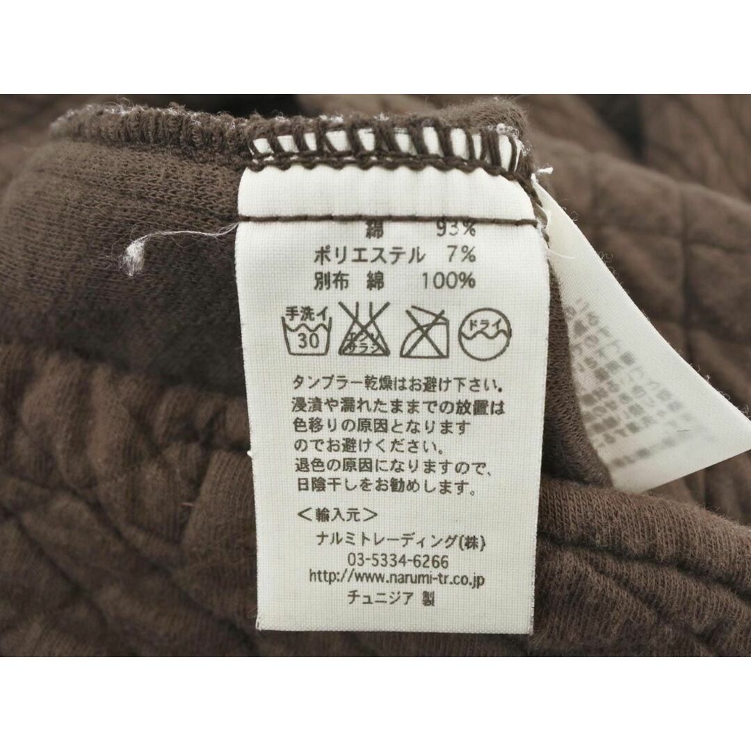 ARMEN(アーメン)のARMEN アーメン フーディ ショート キルティング コート size1/茶 ◇■ レディース レディースのジャケット/アウター(その他)の商品写真