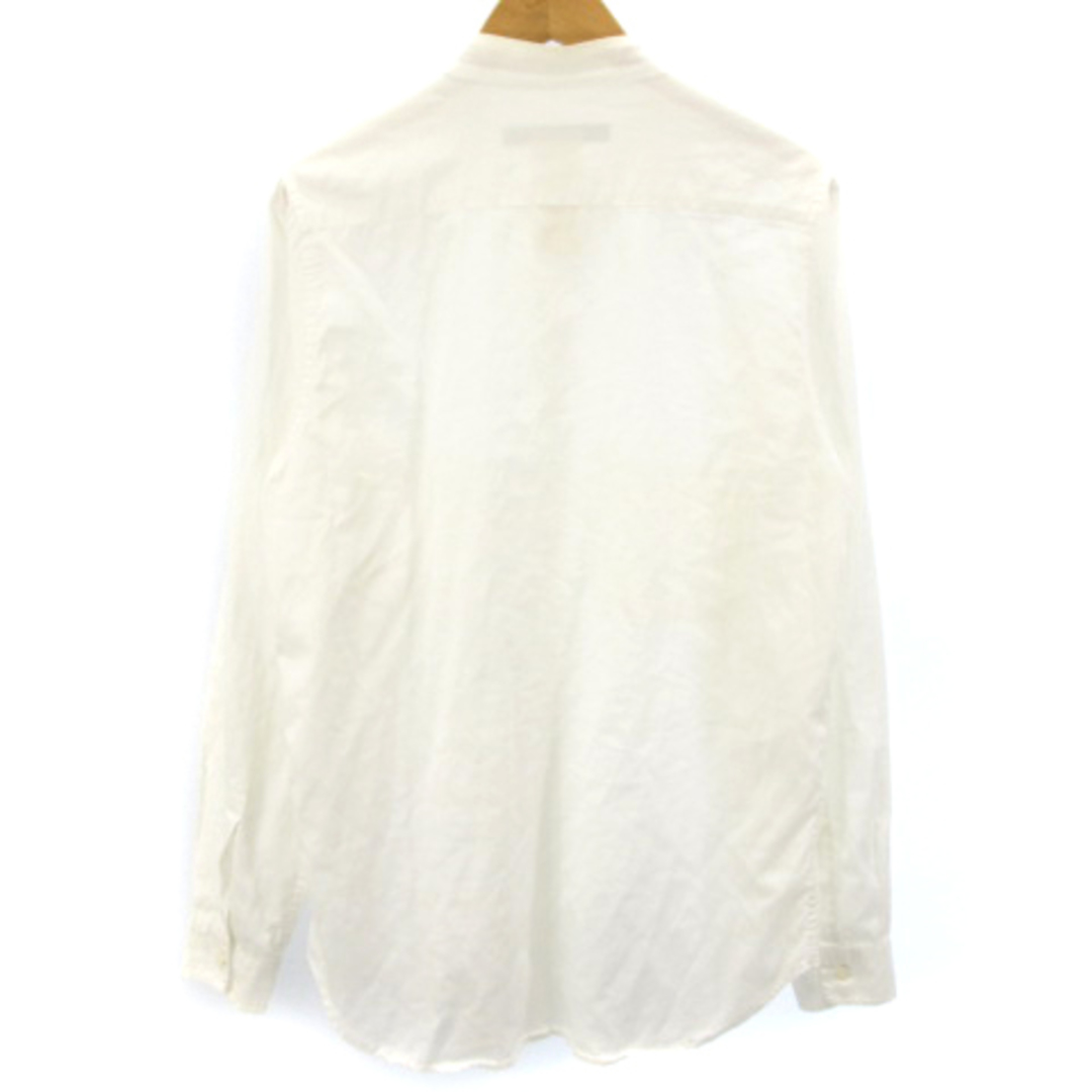 ポールハーデン シャツ カジュアル バンドカラー 長袖 ホワイト 白 XL