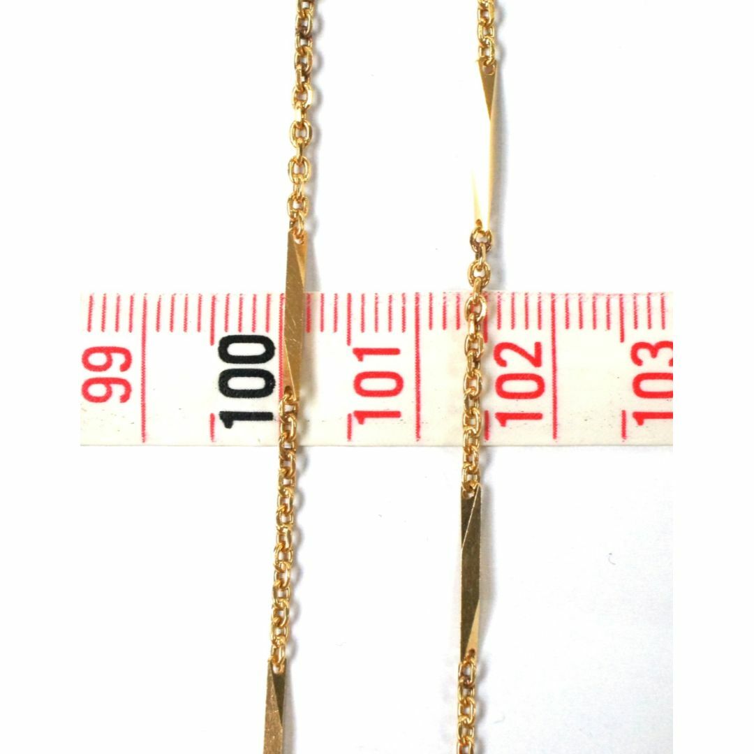 K18 キリコ 切子 ネックレス 6.34g 43.5cm 造幣局刻印あり