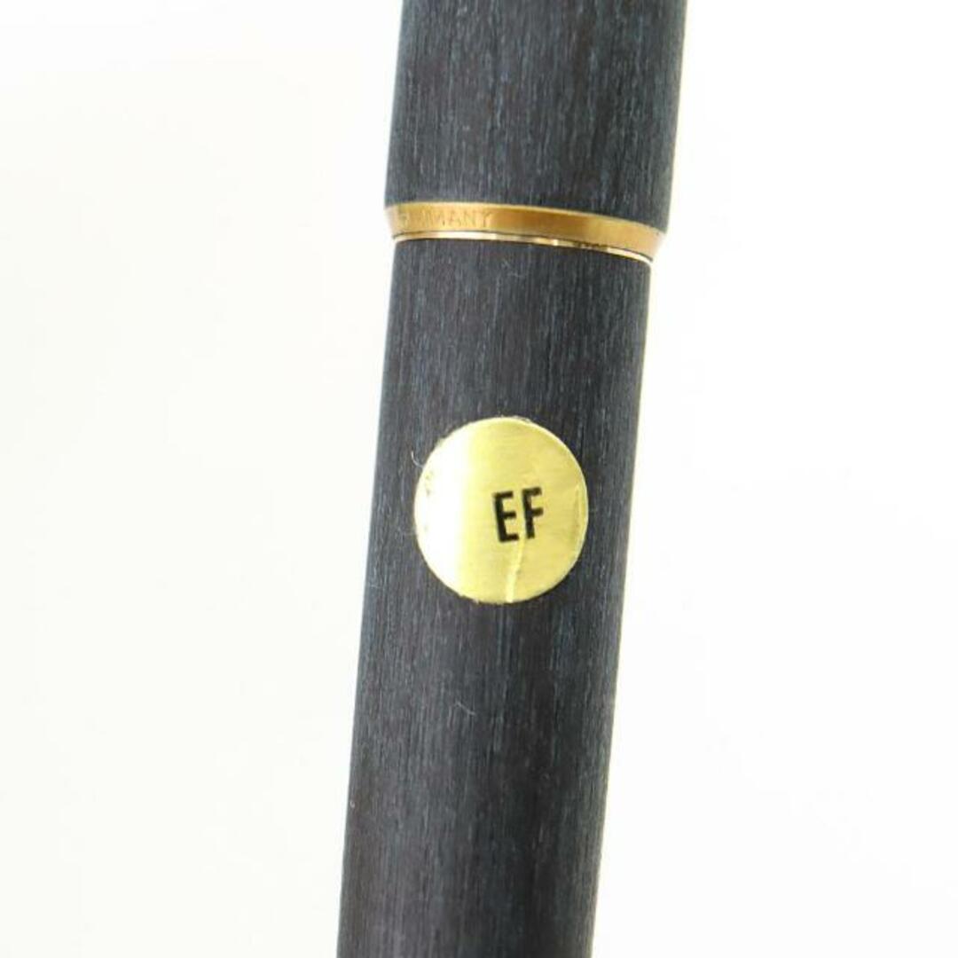 モンブラン 万年筆 EF 586 木軸 ペン先K14  ゴールド ブラック MONTBLANC  | ステーショナリー 文房具 ビジネスシーン シンプル ブランド ランクAB 1
