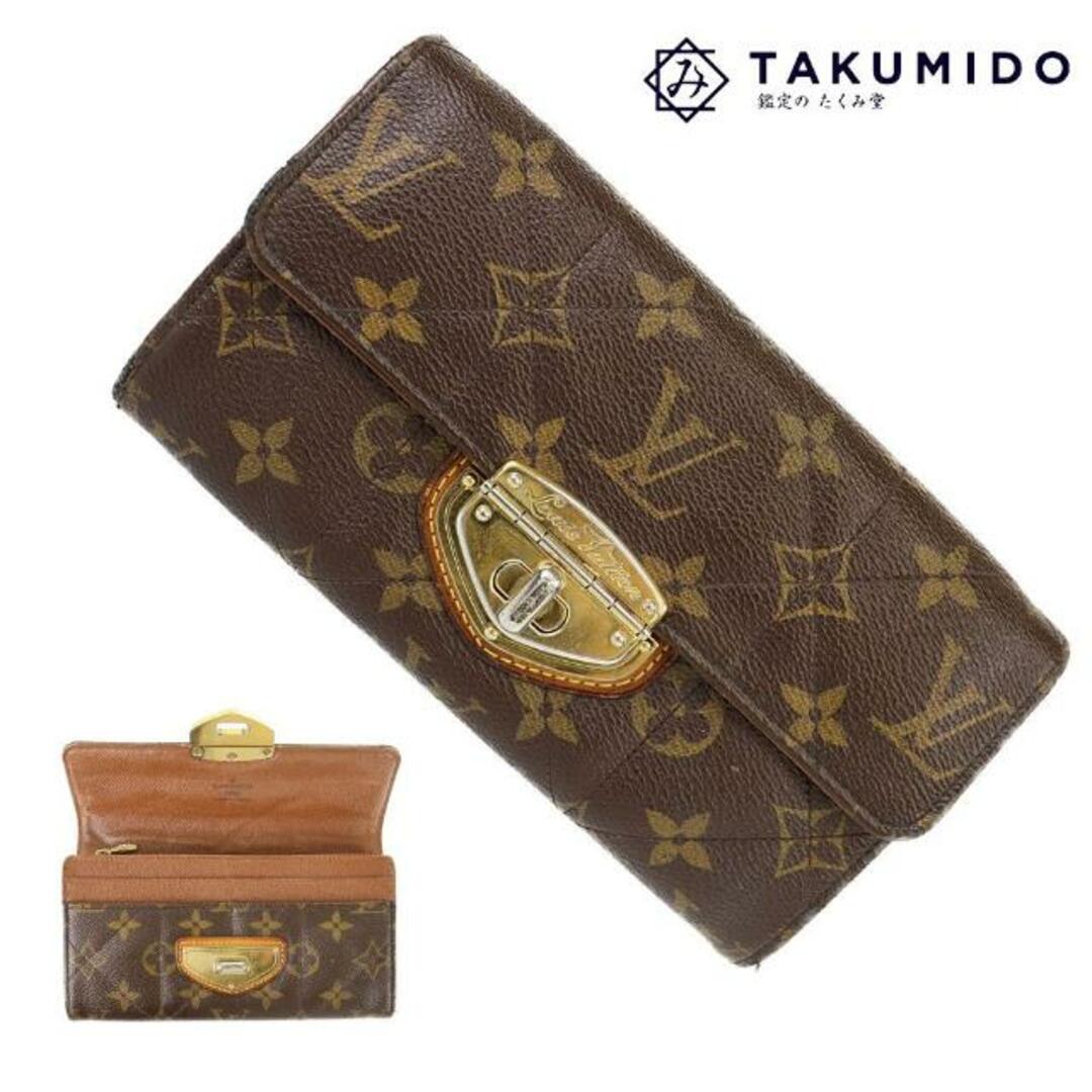 ルイヴィトン 二つ折り長財布 ポルトフォイユ サラ M66556 中古 モノグラム エトワール ブラウン レザー LOUIS VUITTON 【中古】  | ブランド小物 ルイビトン レディース ファッション ウォレット シンプル サイフ Bランク | フリマアプリ ラクマ