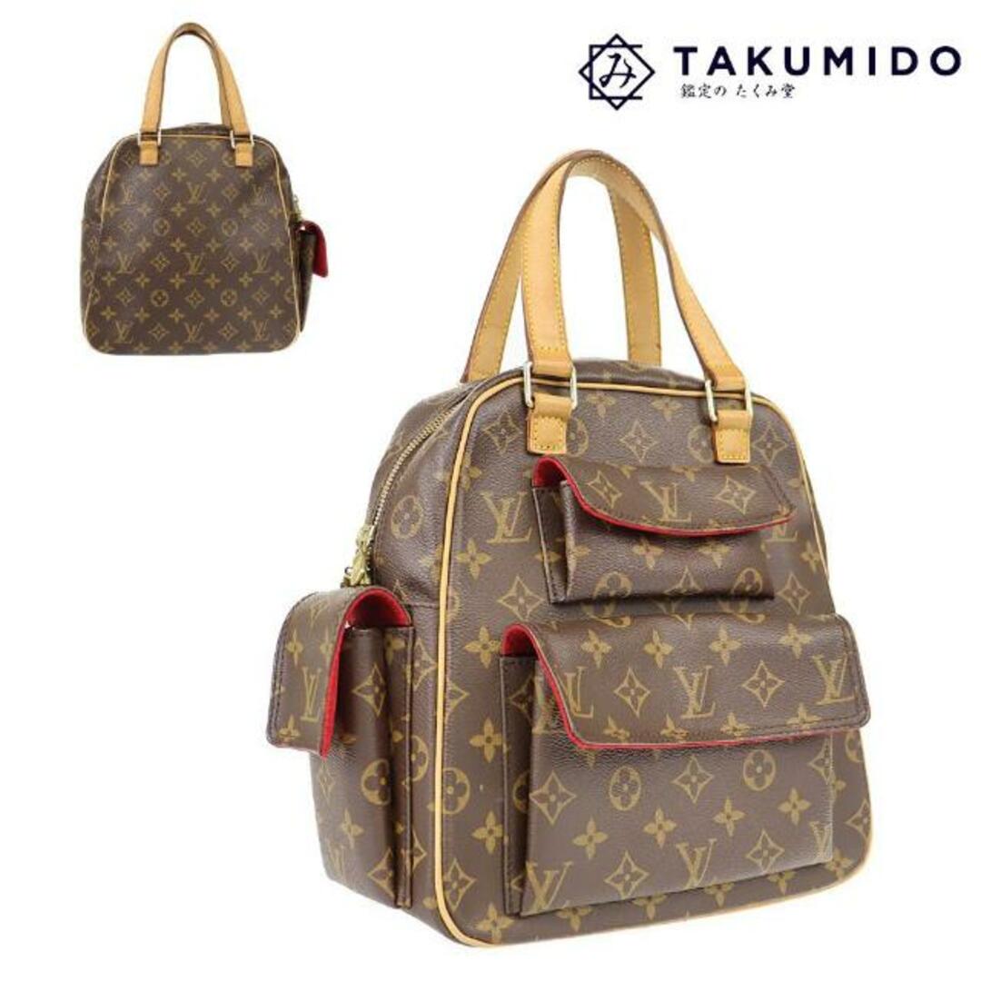 ルイヴィトン ハンドバッグ エクサントリ シテ M51161 中古 モノグラム ライン レザー LOUIS VUITTON 【中古】 | ブランド  シンプル 茶 ブラウン ビトン レディース バック ABランク | フリマアプリ ラクマ