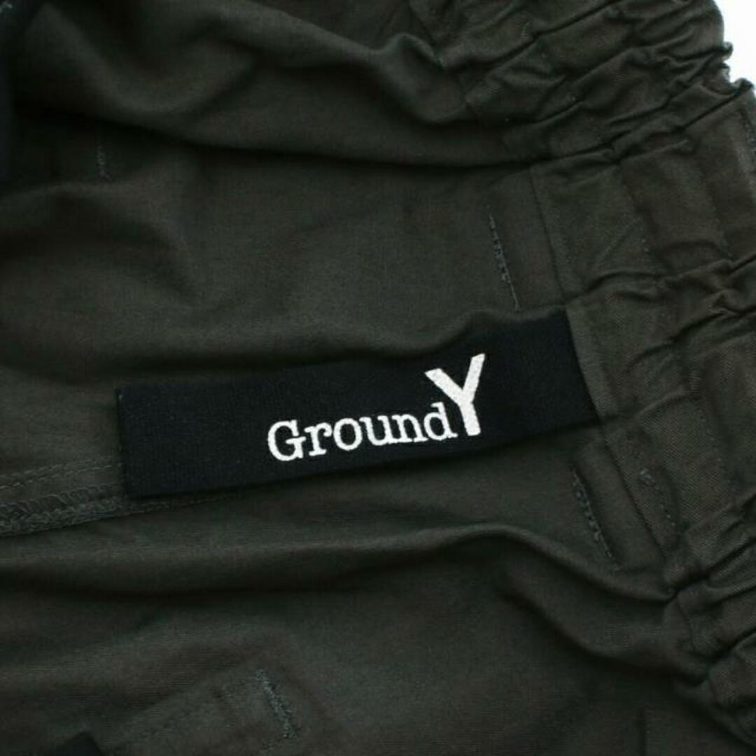 Ground Y(グラウンドワイ)の ワイドパンツ グレーグリーン レディースのパンツ(その他)の商品写真