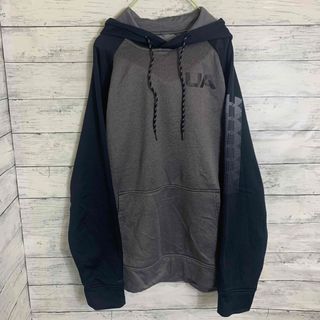 アンダーアーマー(UNDER ARMOUR)の【ＵＳ輸入古着】黒 グレーパーカー UNDER ARMOUR(パーカー)