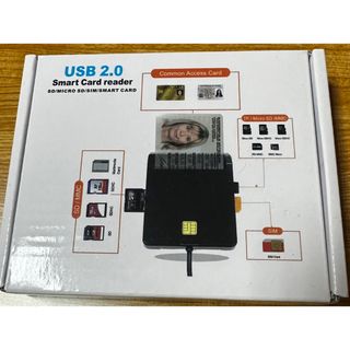 スマートカードリーダー　USB2.0 新品　未使用品(PC周辺機器)