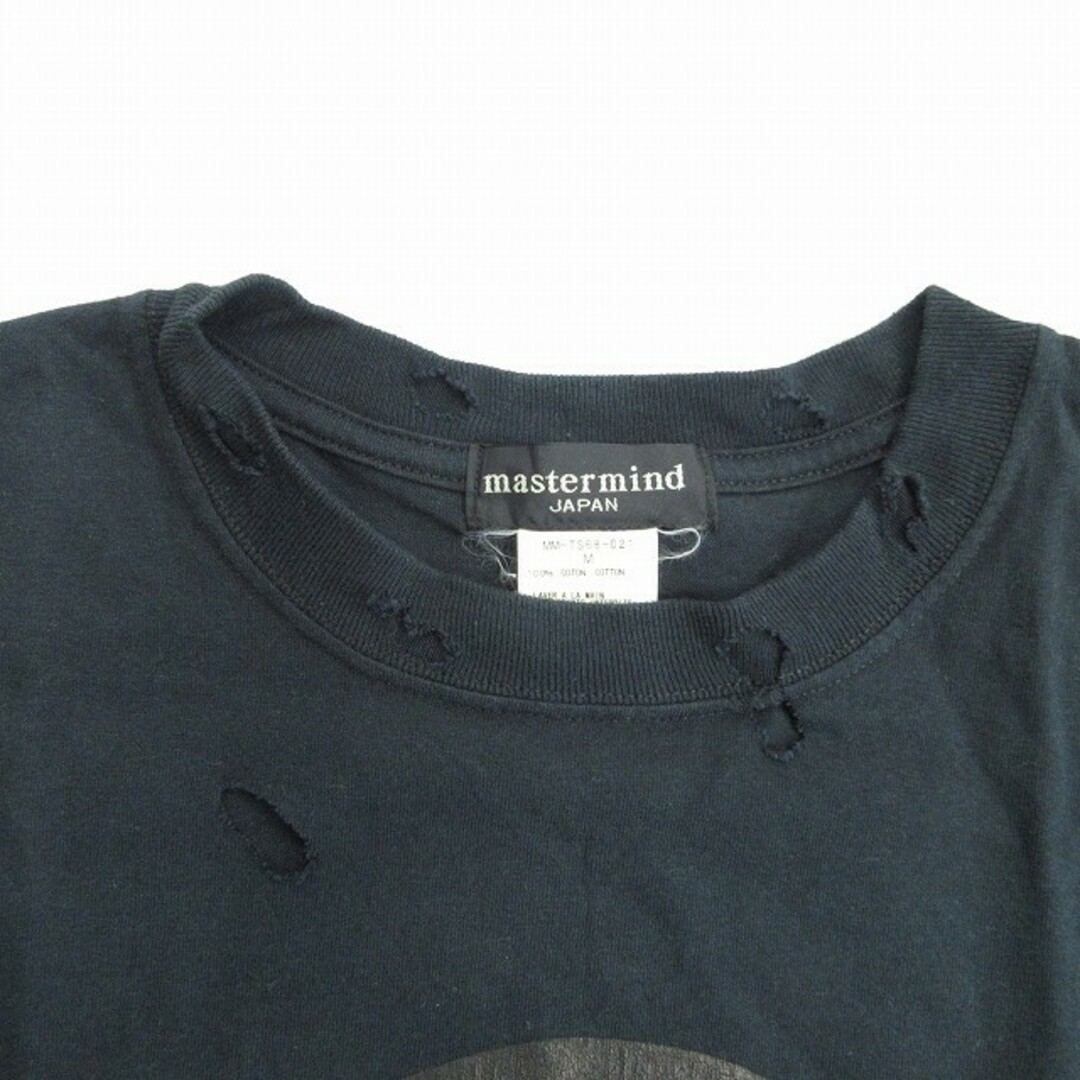 mastermind JAPAN(マスターマインドジャパン)の美品 マスターマインド mastermind ダメージ加工 Tシャツ メンズのトップス(Tシャツ/カットソー(半袖/袖なし))の商品写真