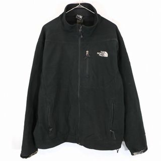 ザノースフェイス(THE NORTH FACE)のTHE NORTH FACE ノースフェイス ソフトシェルジャケット アウトドア キャンプ アウター 防寒 APEX ブラック (メンズ L) 中古 古着 O1333(その他)