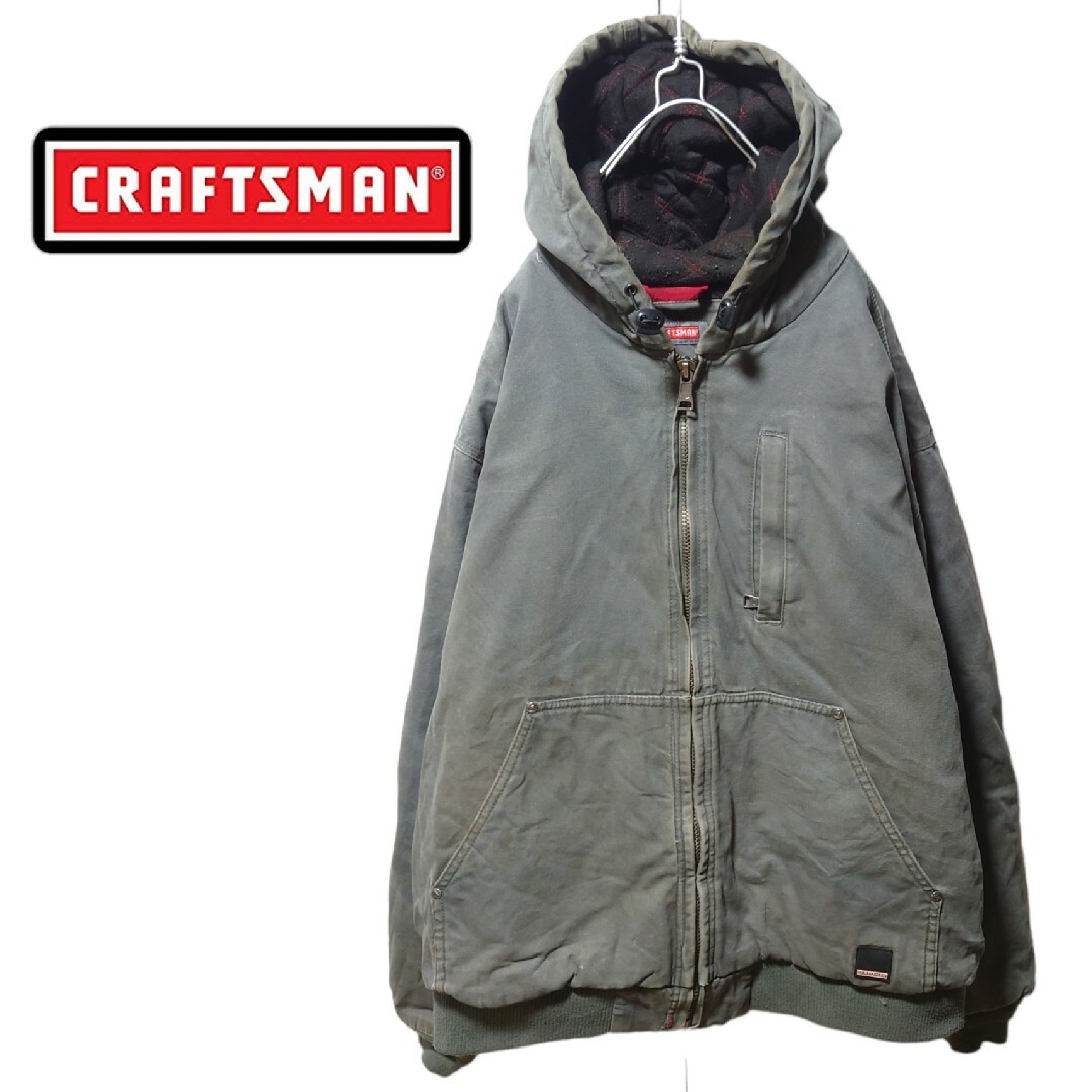 【CRAFTSMAN】中綿入り ダックアクティブジャケット ペイント A1275