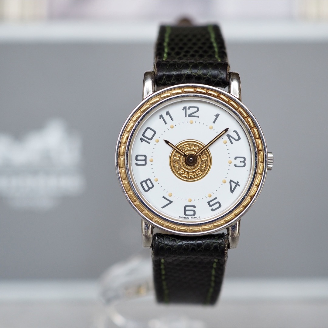 Hermes(エルメス)の全純正・美品✨HERMES エルメス セリエ ヴィンテージ時計✨保証書・箱付き レディースのファッション小物(腕時計)の商品写真
