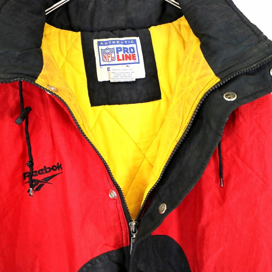 Reebok リーボック NHL スポケーン・チーフス 中綿ナイロン ジャケット アイスホッケー プロチーム レッド (メンズ XXL) O1357 6
