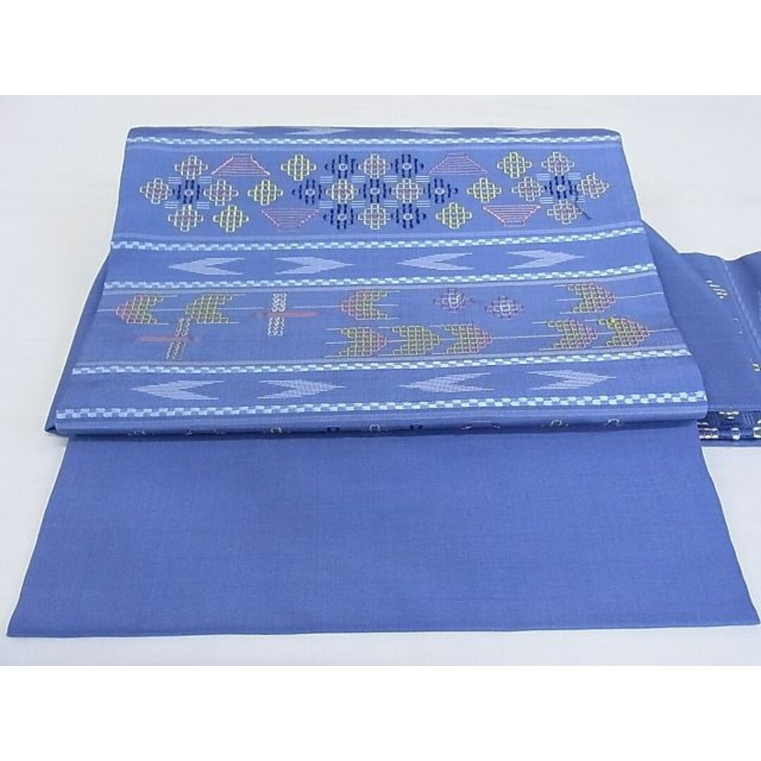 平和屋-こころ店■つけ帯 作家物 紬地 成物 正絹 逸品 A-az5852