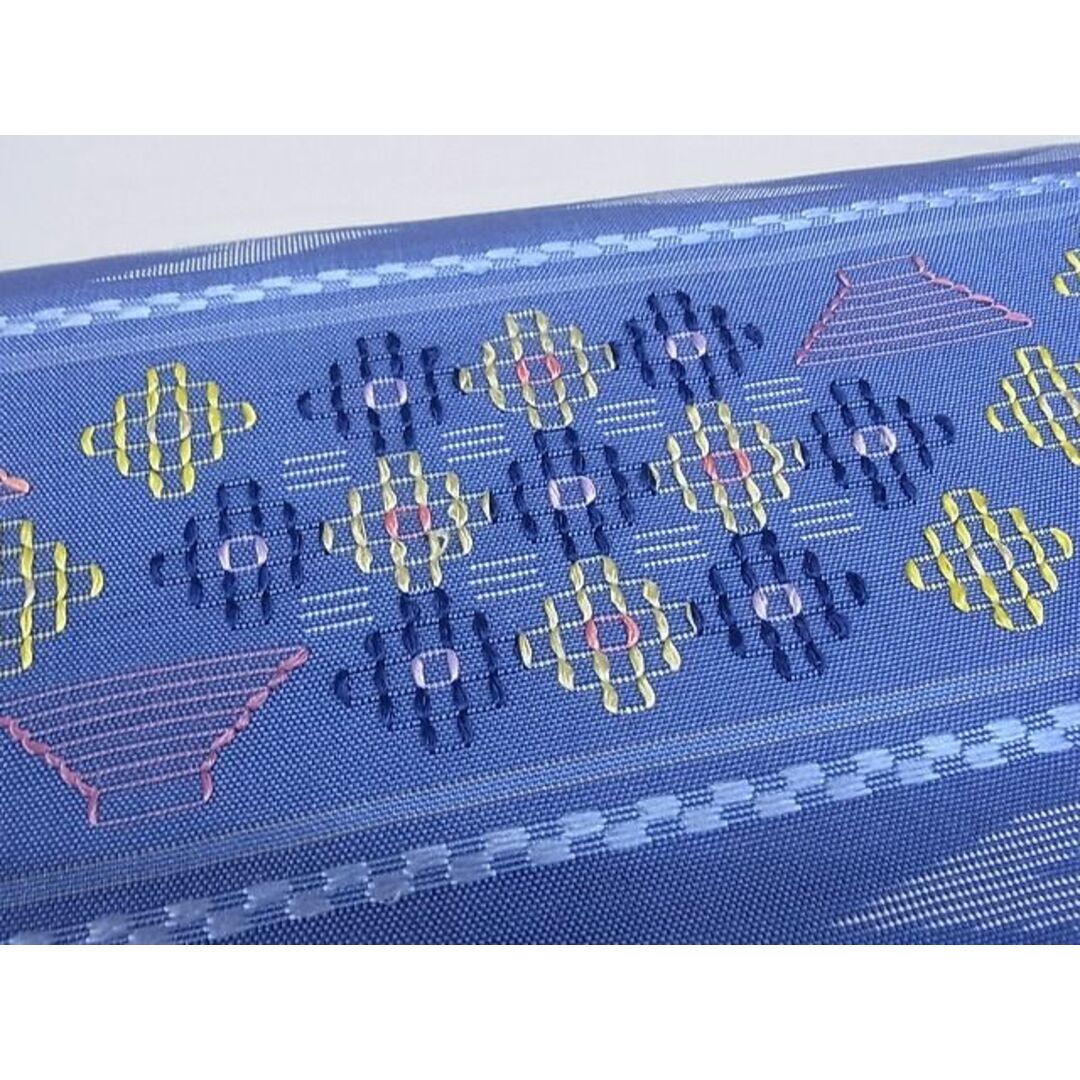 平和屋-こころ店■つけ帯 作家物 紬地 成物 正絹 逸品 A-az5852