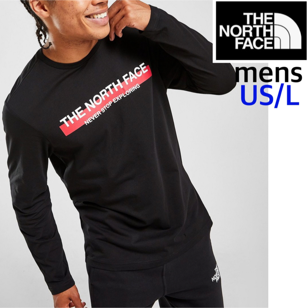 【海外限定】TNF ロンT ブラック US/L 日本サイズXL | フリマアプリ ラクマ