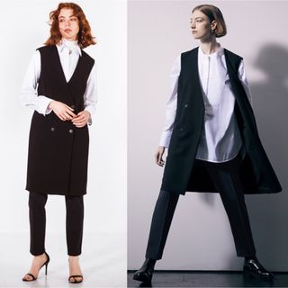 Theory 21SS 21AW 完売 ロングジレ ロングベスト - ベスト/ジレ