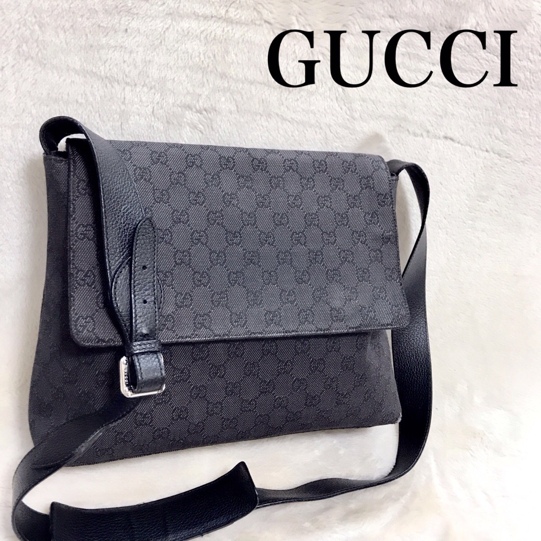 Gucci - GUCCI グッチ GG柄 キャンバス ショルダーバッグ