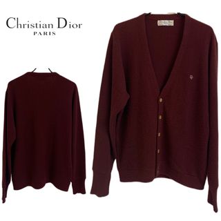 クリーニング済　Christian Dior アルパカ　モヘア　カーディガン