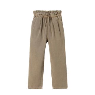 ザラキッズ(ZARA KIDS)のプリーツ　ペーパーバック　パンツ(パンツ/スパッツ)