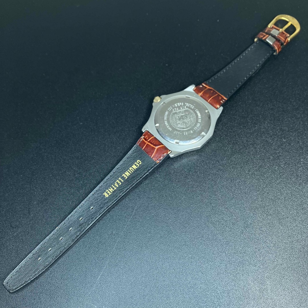 【正規品 可動】 タグホイヤー メンズ腕時計 ゴールド 3000シリーズ レザー