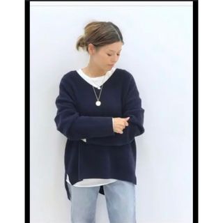 ドゥーズィエムクラス Vネックニット ニット/セーター(レディース)の