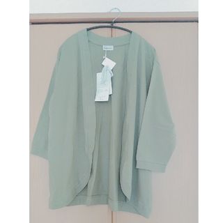 カーキカーディガン COTTONカーディガン(カーディガン)