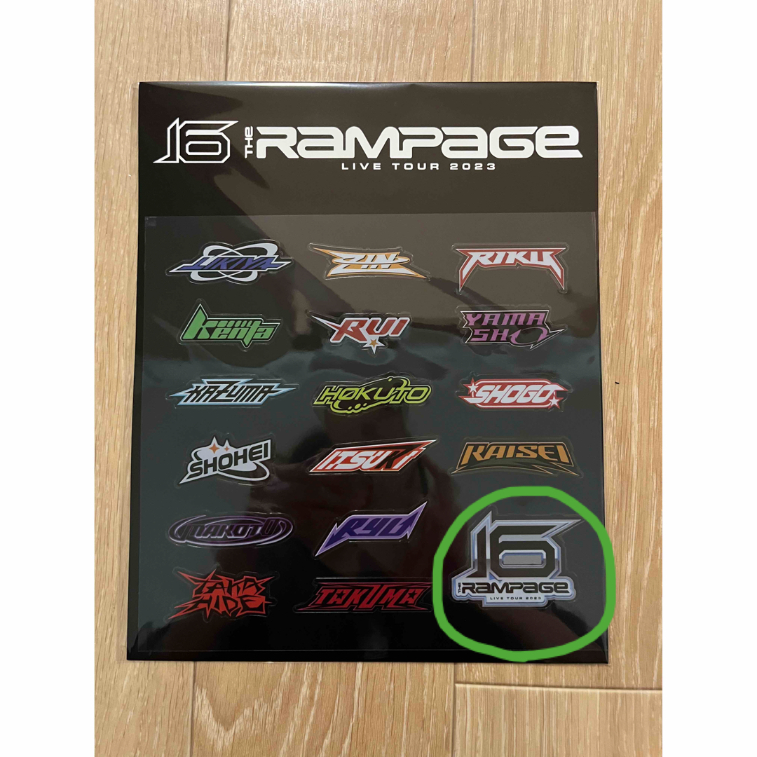 THE RAMPAGE - RAMPAGE ロゴ クリアネームステッカーの通販 by THE RAMPAGE - RAMPAGE ロゴ クリアネームステッカーの通販 by