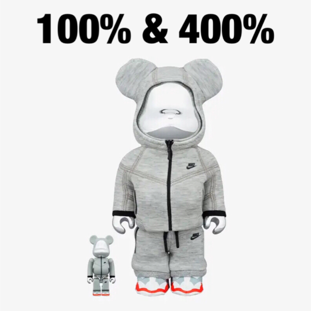 BE@RBRICK NIKE TECH FLEECE N98 100％&400％