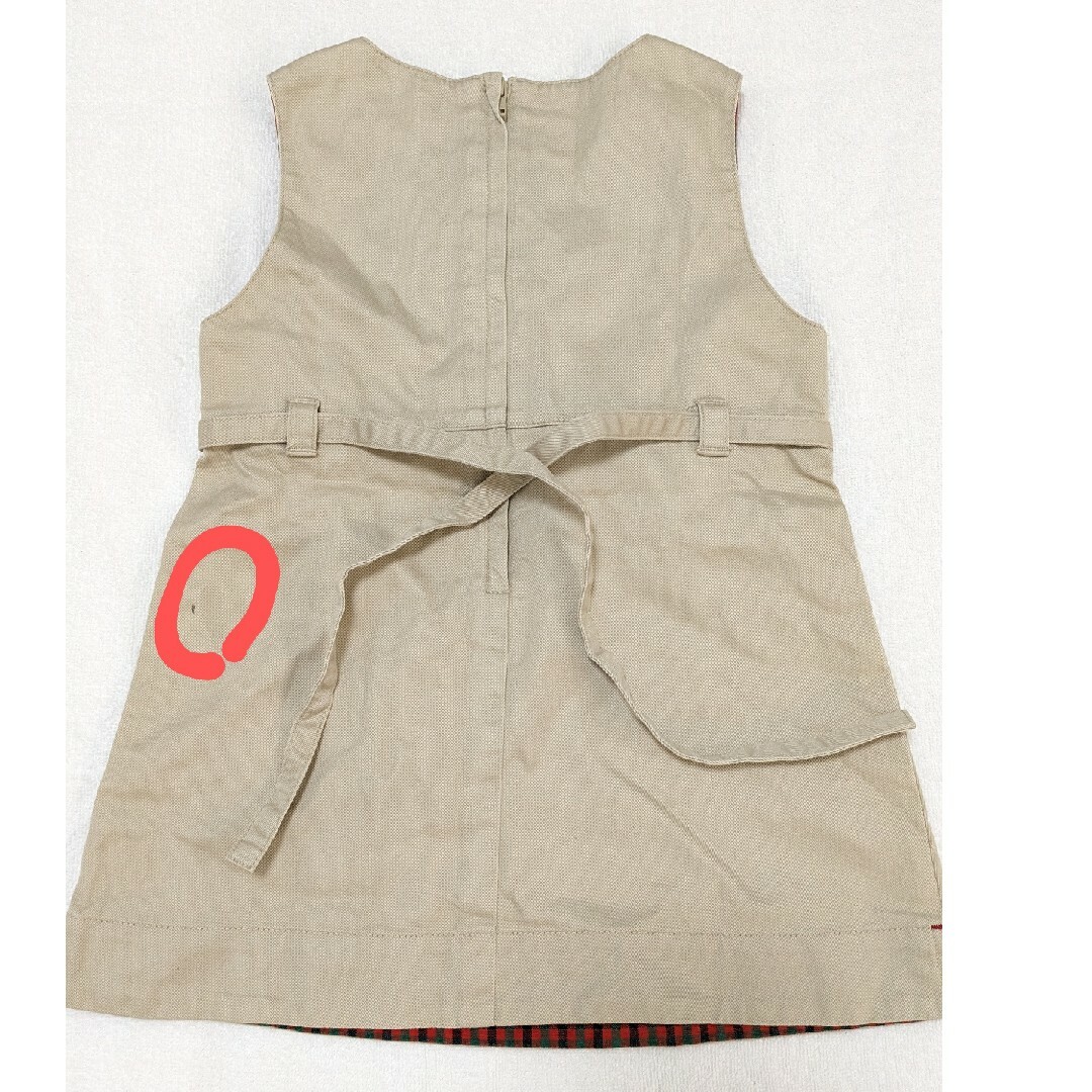 familiar(ファミリア)の80ファミリア　ジャンバースカート キッズ/ベビー/マタニティのベビー服(~85cm)(ワンピース)の商品写真