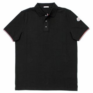 モンクレール(MONCLER)の送料無料 79 MONCLER モンクレール 8A73400 84556 ブラック 半袖 ポロシャツ size M(ポロシャツ)