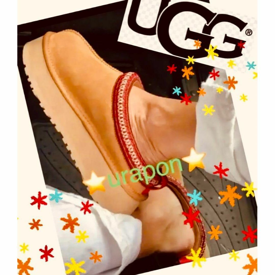 超美品✨激レア✨25⇒24～✨UGG✨TAZZ Slipper✨厚底サンダル