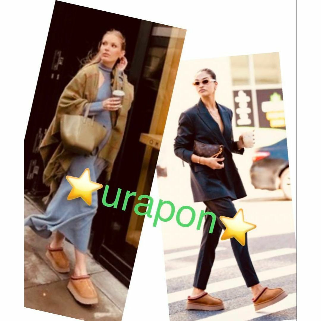激可愛い♬✨超激レア✨24⇒23.5ソックス履き✨UGG✨TAZZ✨厚底サンダル
