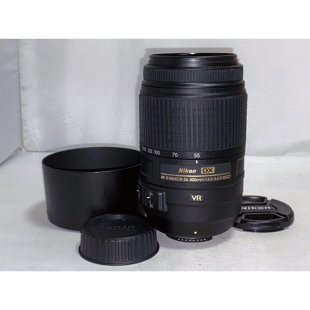 人気ブランドの新作 【美品】Nikon AF-S 55-300mm f4.5-5.6G ED VR レンズ(ズーム)