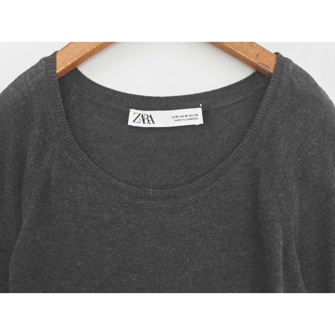 ZARA(ザラ)のZARA ザラ Vネック ニット セーター sizeM/グレー ◇■ レディース レディースのトップス(ニット/セーター)の商品写真