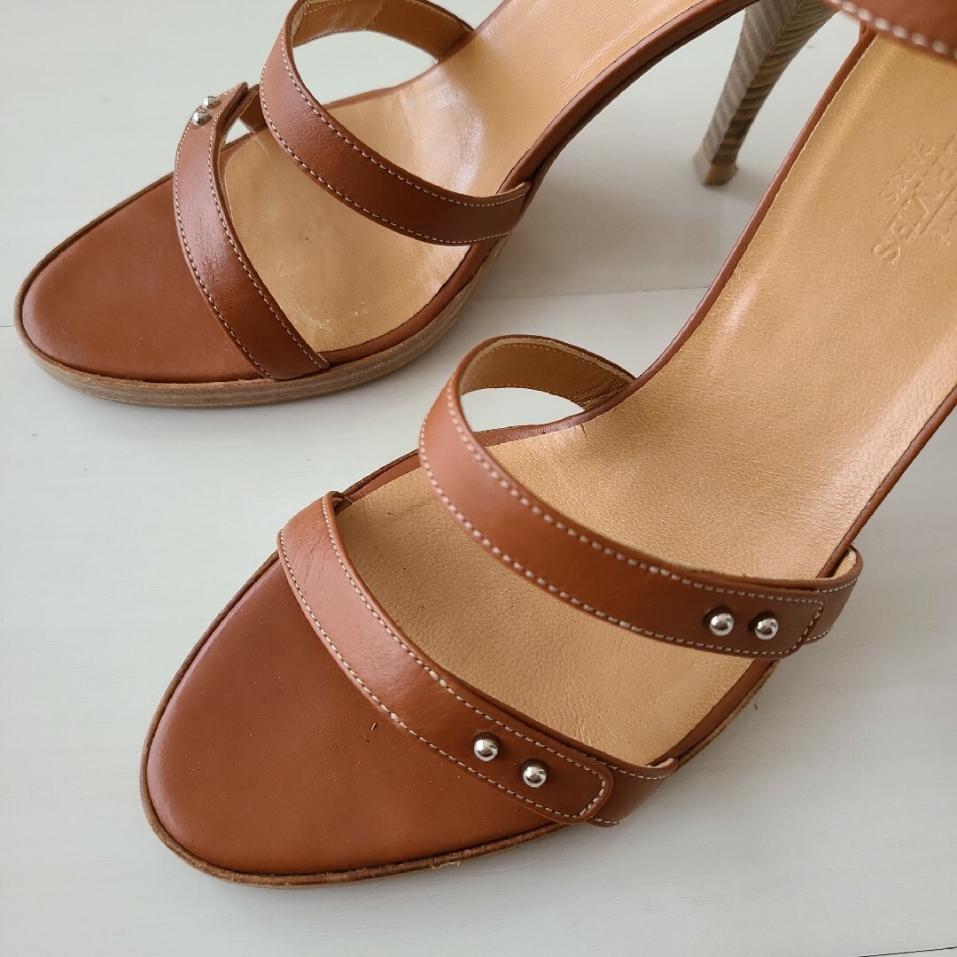 売り切り】HERMES サンダル 美品 36.5-